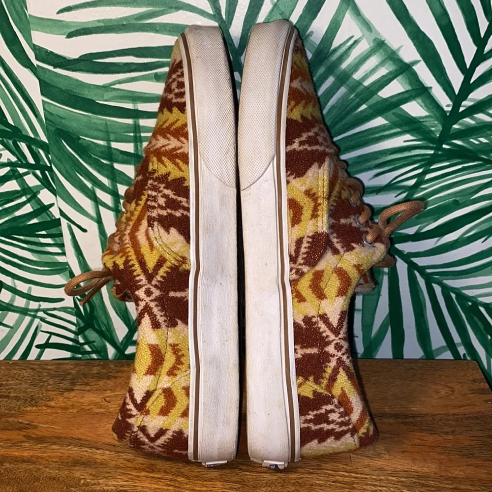 Vans X Pendleton Tribal Aztec Wool Classic Sneakers Men’s 9 - Picture 5 of 10